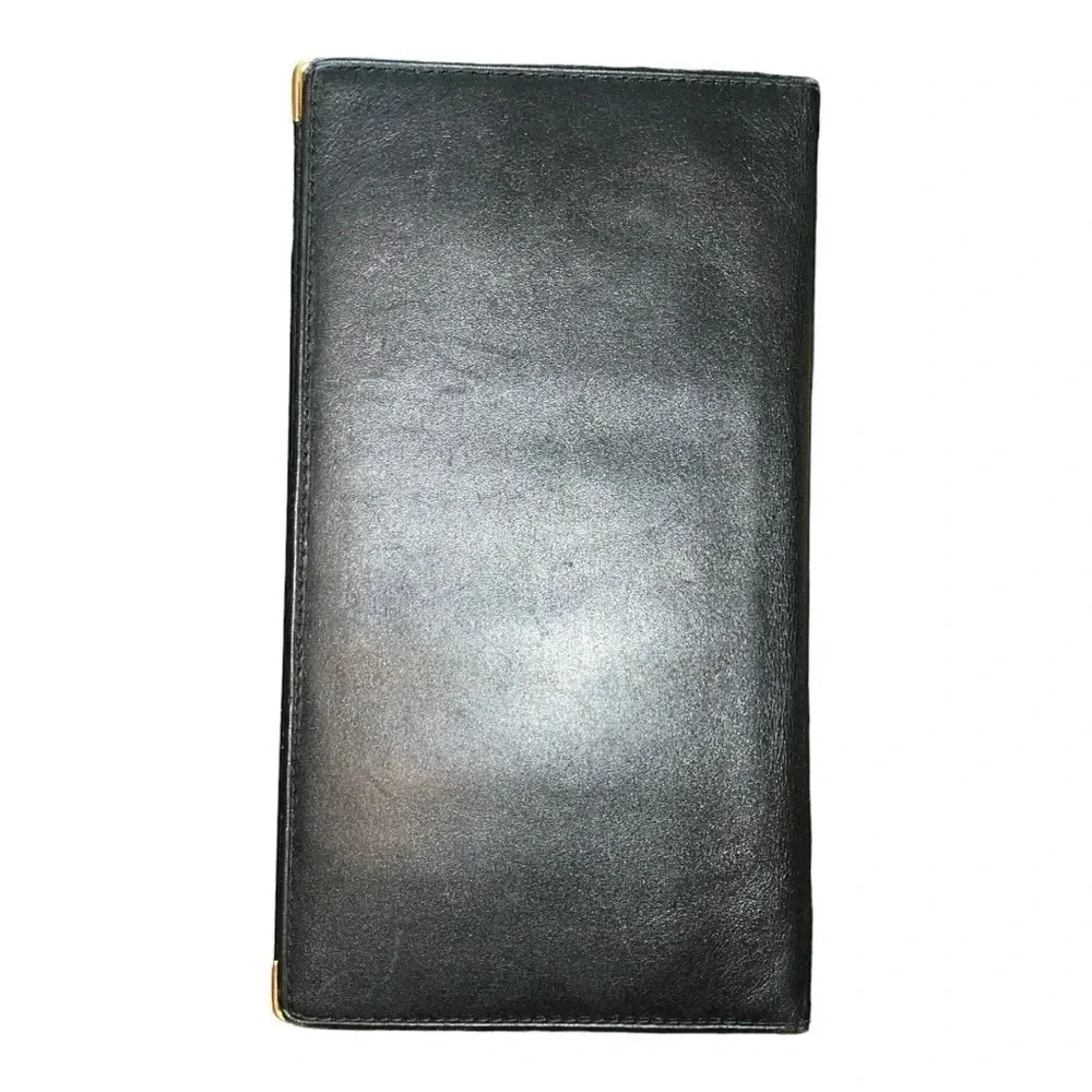 Dunhill VERTICAL Long Bifold Leather Wallet